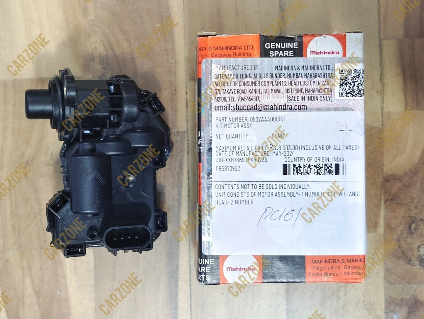 Kit Motor Assembly Mahindra Part Number 0502AAA0013KT