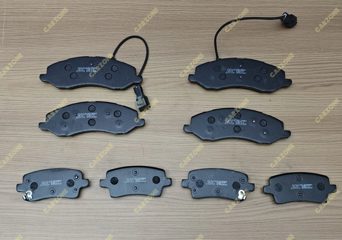 Front & Rear Brake Pad Set FOR MAHINDRA XUV 700 2021-2026 0603BAB0080KT
