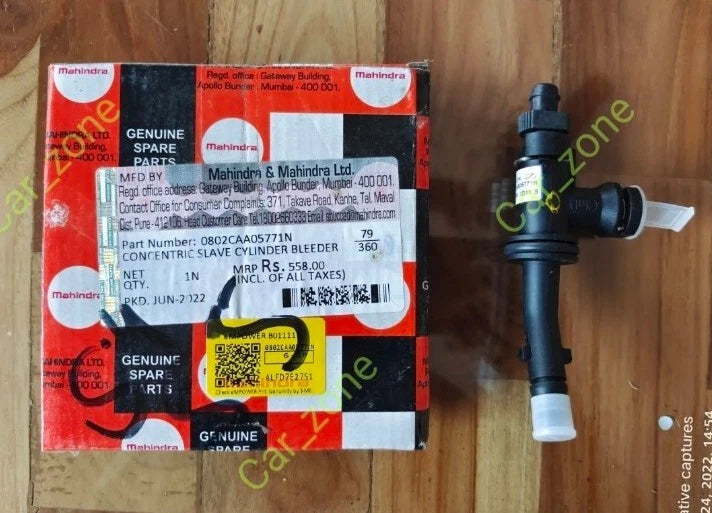 OEM Concentric Slave Cylinder Bleeder For Mahindra Scorpio XUV TUV 0802CAA05771N