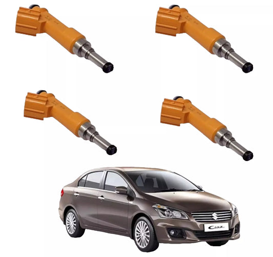 4 Piece New Genuine Fuel Injector For Suzuki Ciaz 1.4L Gasoline Petrol