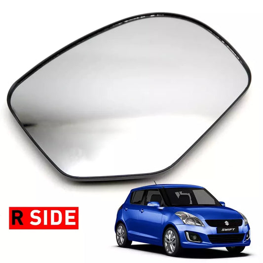 Right Side View Door Mirror Glass Lens Fits Suzuki Swift Hatchback 2012-2016