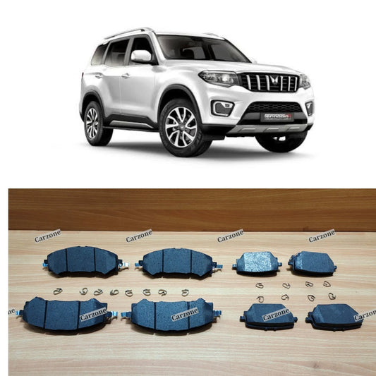 New Brake Pad Set Front & Rear for Mahindra Scorpio N (Express Shipping)