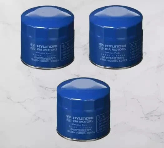Genuine Hyundai Oil FILTER 2630002752 (PACK OF 3) 2630002752