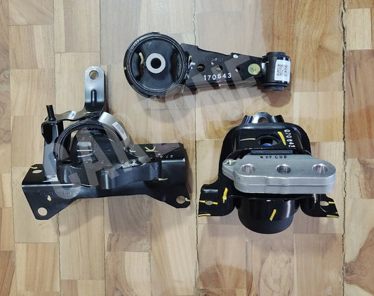 New 3 Piece Engine Mounting Suzuki Ertiga Automatic Transmission 2018-2022 OEM 11610-73R01-000, 11620-73R11-000, 11941-73R10-000