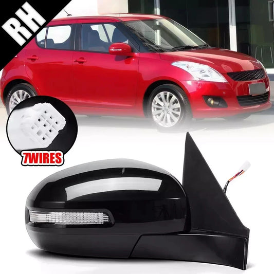 Side Mirror Electric 7 Wire Right Turn Signal Light For Suzuki Swift 2012-2017