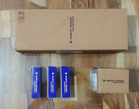 OEM SUZUKI CELERIO 1.0 PETROL 2014-2021 SERVICE KIT OIL AIR FILTER SPARK PLUGS