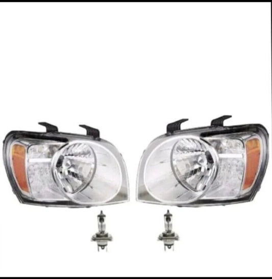 New Head Lamp Both Side For Mahindra Scorpio 2nd Gen Lumax Brand