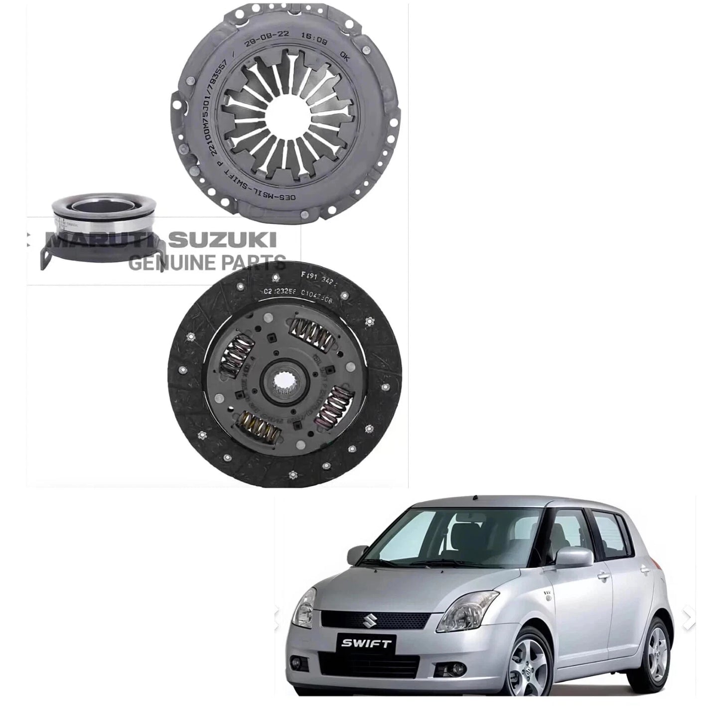 CLUTCH KIT SUZUKI SWIFT 1.5L PETROL 2005-2010 GENUINE