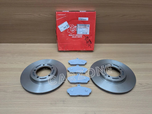 Front Disc Rotor & Brake Pads For Mahindra Roxor 2.5L MV0082597