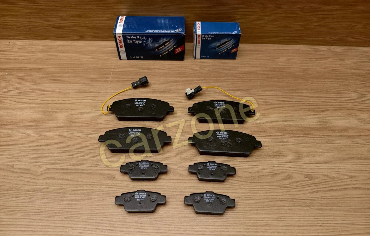 BOSCH Front & Rear Brake Pad Set For Mahindra XUV 500 2.2L 2011-2022 0603BAB02090N 0603BAB02720N, 0604BAB00700N 0603BAA01030N