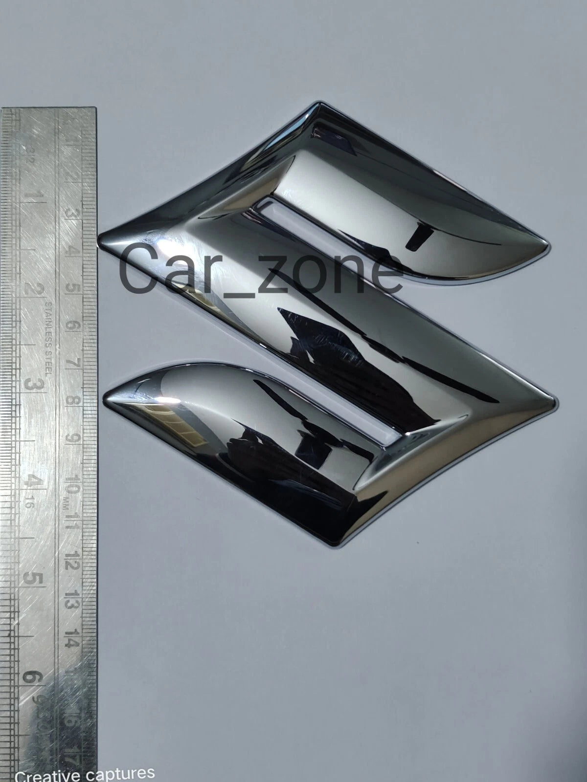 12 CM Genuine New Emblem Mark Chrome Logo 77811M65J00-0PG For Suzuki Cars