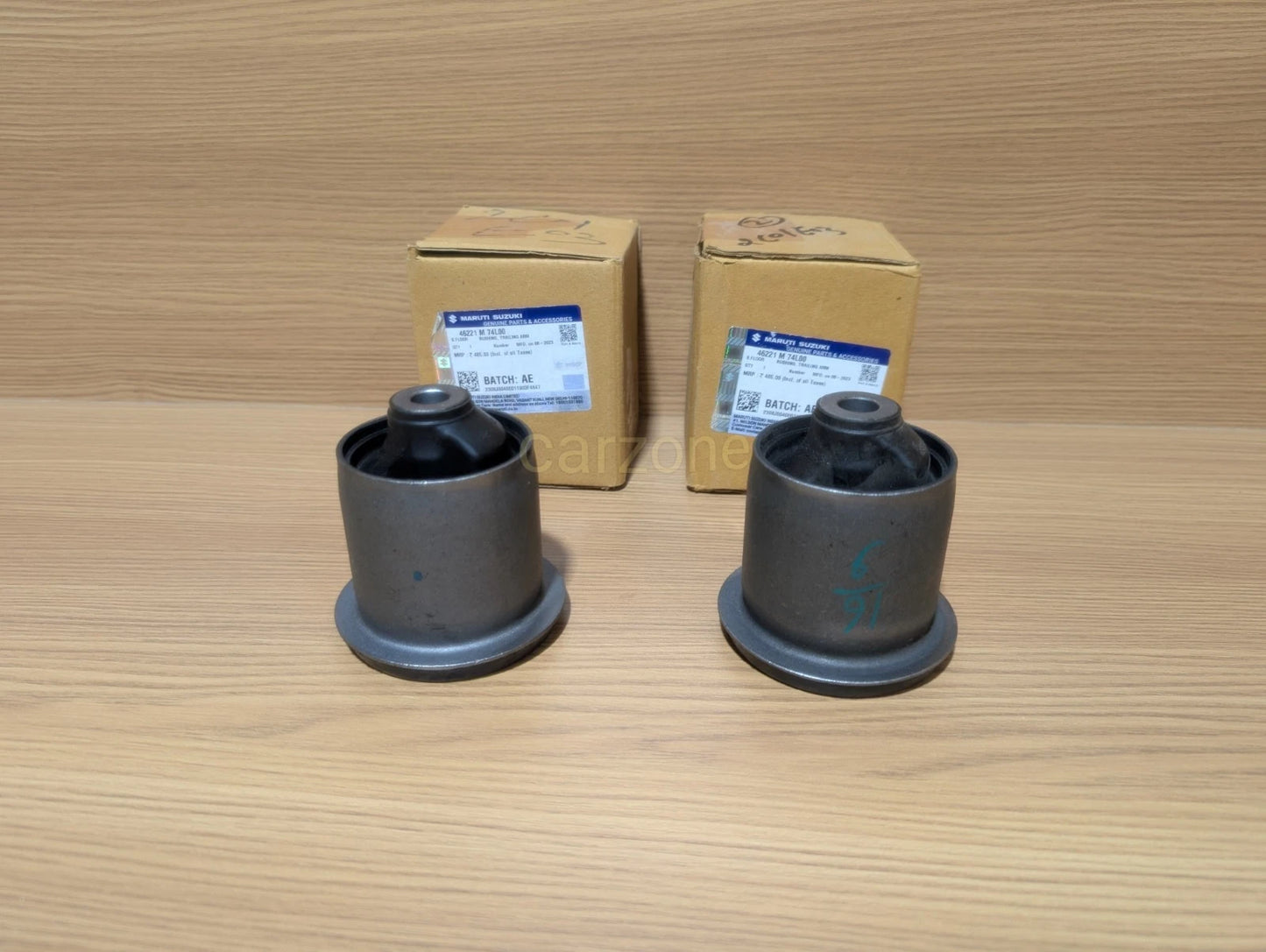 2X Genuine Rear Trailing Bushing For Suzuki Ciaz 1.4L 46221M74L00
