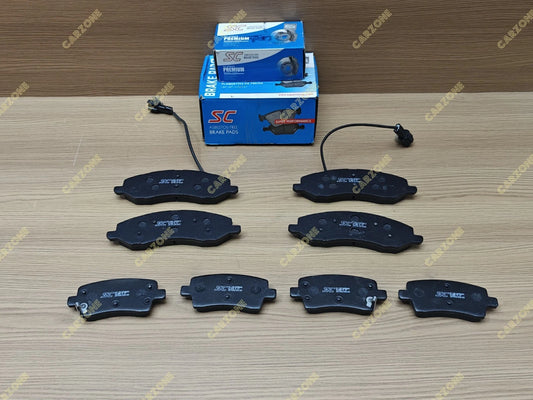 Front & Rear Brake Pad Set FOR MAHINDRA XUV 700 2021-2026 0603BAB0080KT