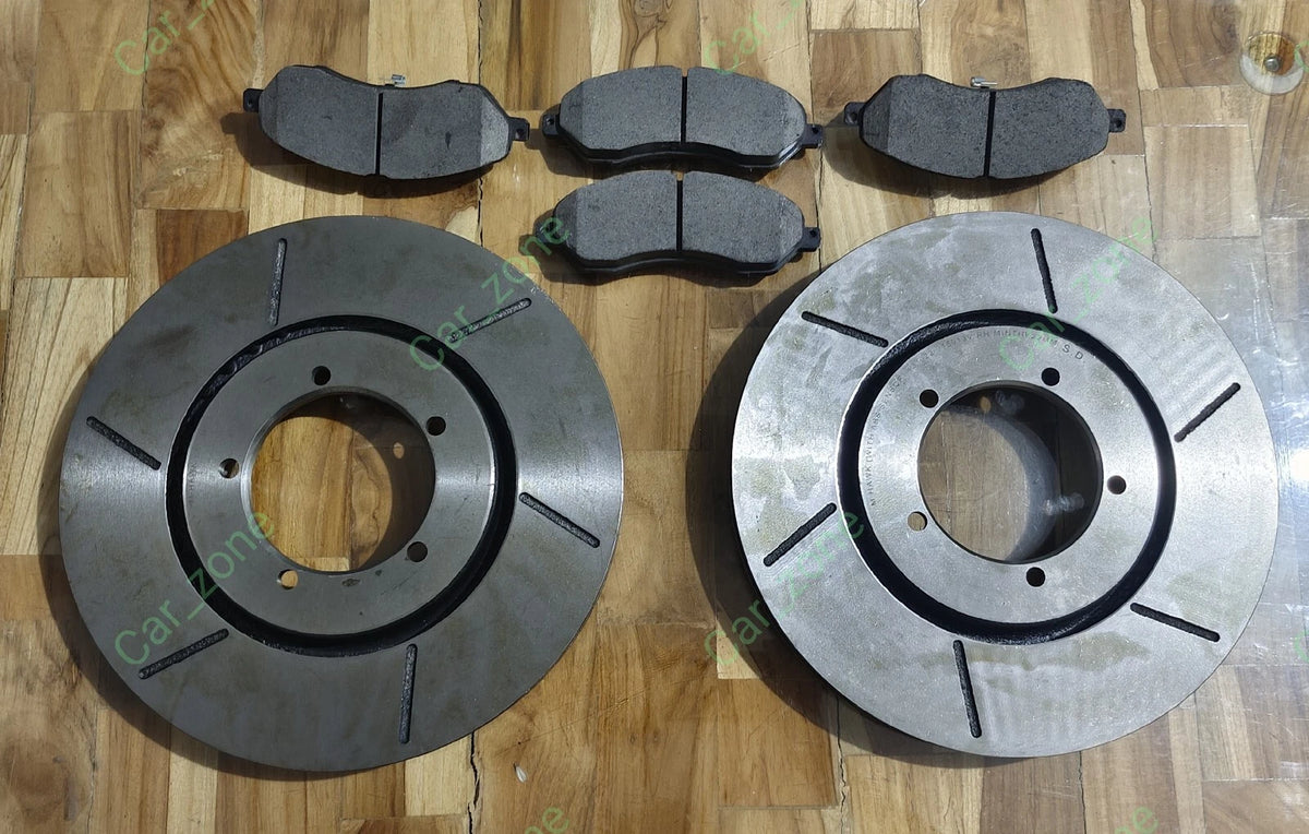 Front Disc Rotors & Pads For Mahindra Scorpio S5 S6 S10 PickUp 2018-2026 0603BAB0023KT