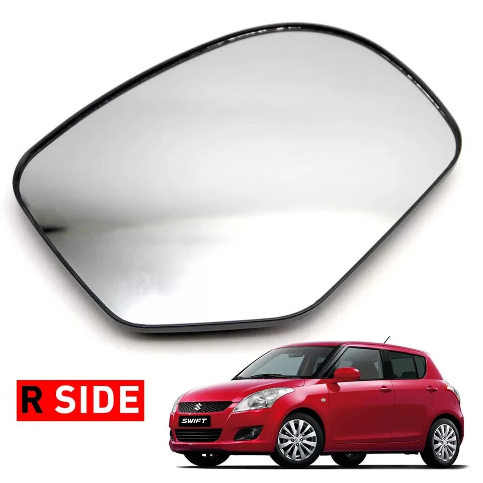 Right Side View Door Mirror Glass Lens Fits Suzuki Swift Hatchback 2012-2016