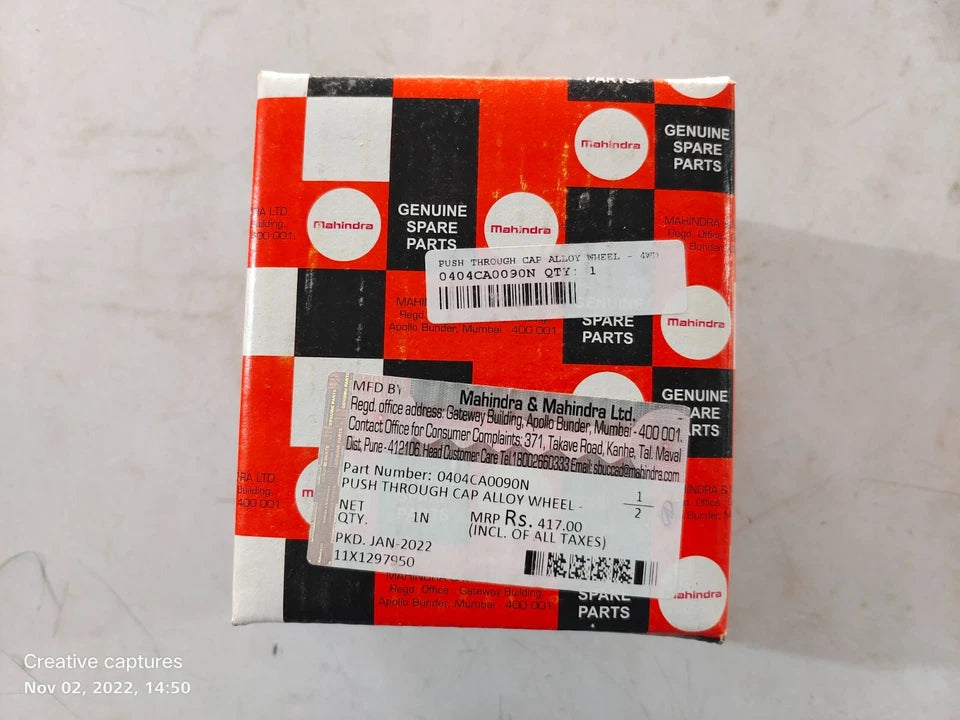 OEM 0404CA0090N Push Through Cap For Mahindra