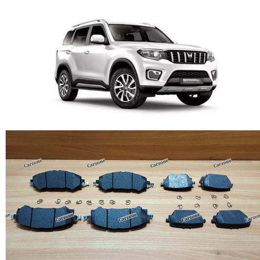 New Brake Pad Set Front & Rear for Mahindra Scorpio N