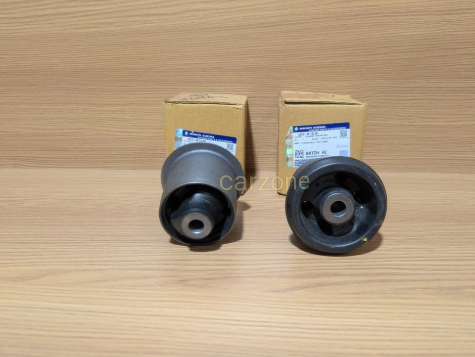 2X Genuine Rear Trailing Bushing For Suzuki Swift 2011-2016 46221M74L00