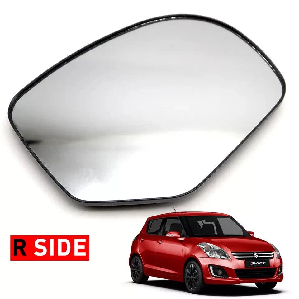 Right Side View Door Mirror Glass Lens Fits Suzuki Swift Hatchback 2012-2016