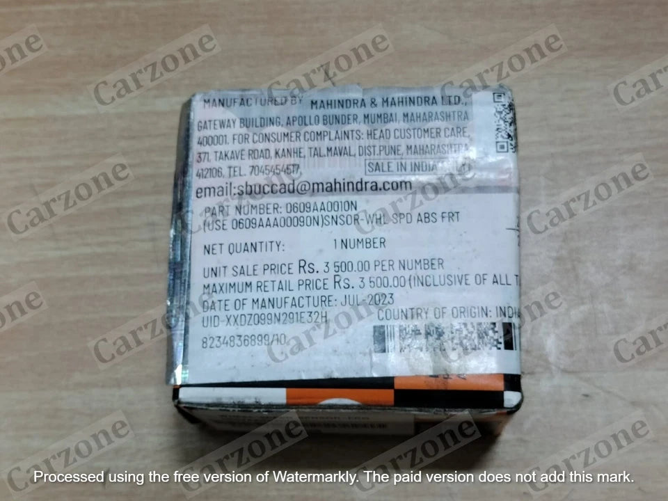 Neuer originaler ABS-Sensor für das Vorderrad 0609AA0010N