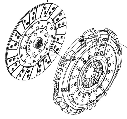 Genuine Clutch Plate & Pressure Plate For Mahindra 0801CAA01501N