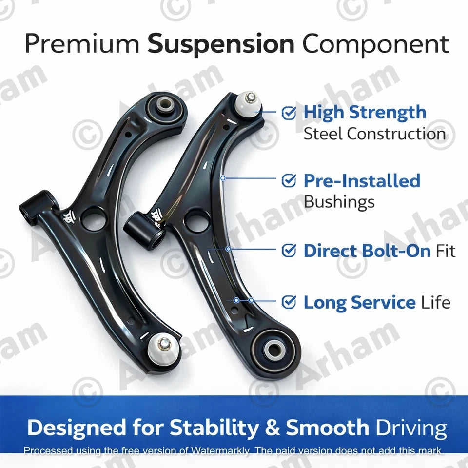 Front Lower Control Arm Pair Suzuki Ignis 2016-25 45201M66R01 45202M66R01