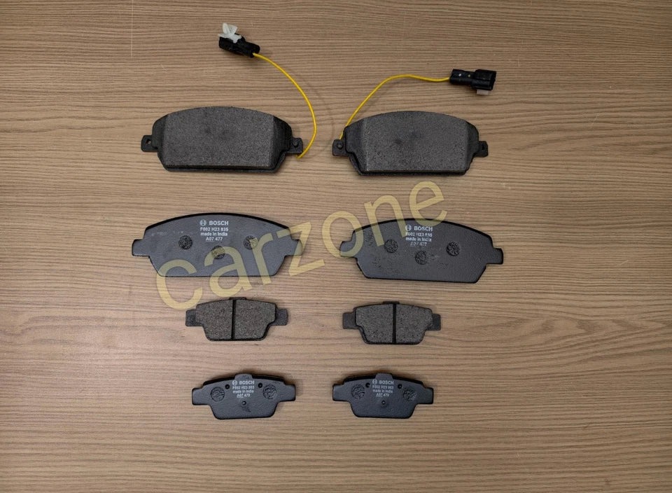 BOSCH Front & Rear Brake Pad Set For Mahindra XUV 500 2.2L 2011-2022 0603BAB02090N 0603BAB02720N, 0604BAB00700N 0603BAA01030N